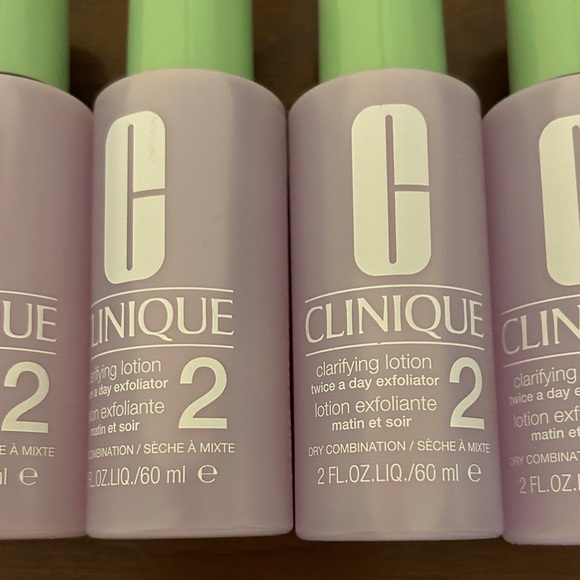 Clinique Clarifying Lotion 2 (2 fl oz 60ml) – New 4-Pack Authentic - Picture 3 of 4